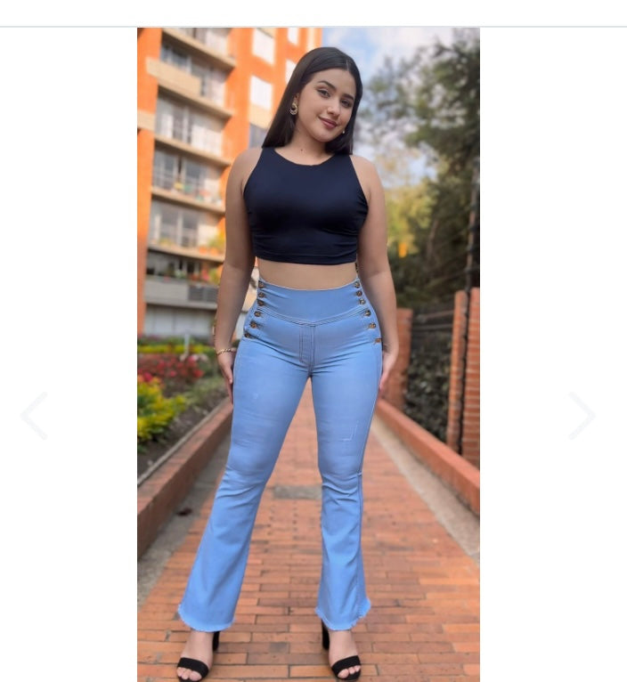 Pantalon jeans Mujer